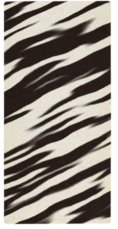 Badetuch, Zebra-Muster, sehr saugfähig, ultraweich, Handtuch für Badezimmer, Küche, Yoga, Fitnessstudio, Hotel, 73,7 x 35,6 cm
