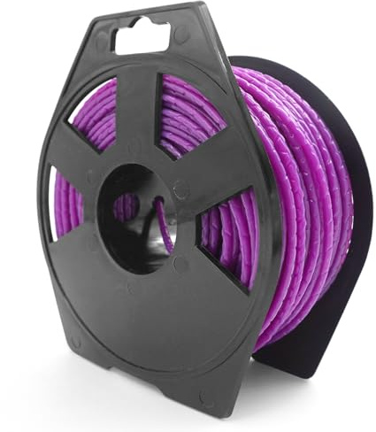 Zeqeey Schwerlast Nylon Schneidkordel Mähfaden Trimmerfaden Fäden 2,4 mm 0,095 x 44 m 144 ft mit Eingeprägtem Gras-Schneidkordel und Einkerbung