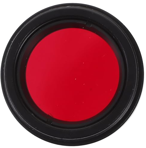 IWOWHERO Filtro Accessorio in Lega di Alluminio e Vetro Rosso per Pianeti e Lune 1,25 Pollici per Telescopio per Migliorare L'osservazione All'aperto in Città