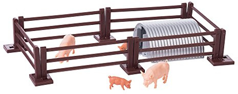 Britains Pig Pen Farm Playset 1:32 - Farm Animals, Animal Farm | Farm Animals for 1-2 Year Olds - Animal Farm Playset, Farm Animal Toys, 1:32 Scale, Collectors, 3+