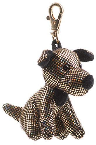 Schaffer 2705 Plüsch Schlüsselanhänger Glitz & Glamour Hund Terrier
