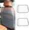 KARELLS Protecteur de Siège Arrière Voiture en PVC, 2 Pcs Tapis Coup de Pied pour Le Dossier de Voiture (Transparent)