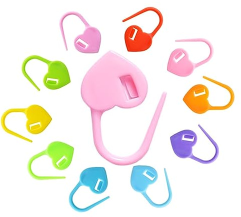 LALAFINA Marqueurs De Mailles pour Tricot Et Crochet pour Loisirs Créatifs, 30 Pièces Transparentes, Anneaux Légers Multifonctions, Adaptés Aux Amateurs De Couture Et DIY, Utilisation Toute L’année