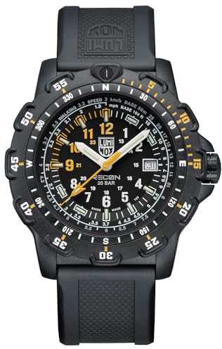 Luminox Herren Analog Schweizer Quarzwerk Uhr mit Gummi Armband XL.8825.H.Set