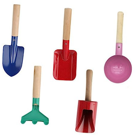 COSMEVIVI 1 Set Lustige Kindergartengeräte Für Kinder Gartenset Mit Gießkanne Schubkarre Und Besen Ideales Gartenzubehör Zum Umpflanzen Und Entdecken Ab 3 Jahren