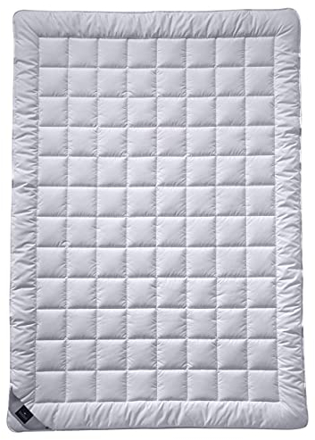 Billerbeck Bettdecke Sari – ca. 135 x 200 cm – leichte Sommerdecke – kühlende dünne Decke für den Sommer – aus Tussah Seide