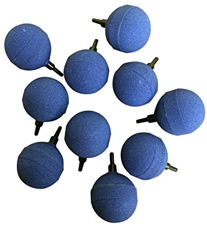 Finest-Filters 10 x 50mm 2 Round Air Stones for Pond or Aquarium Fish Tank