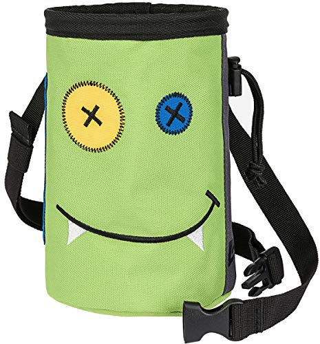 LACD Unisex – Erwachsene Chalk Bag Ugly Face Magnesiabeutel, Orange, 80mm