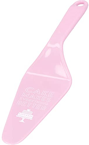 RBV Birkmann Colour Kitchen, paletta per torta rosa, in plastica, 26 x 6 cm