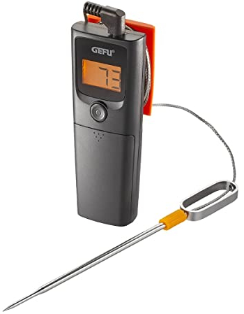 GEFU Grill- und Bratenthermometer CONTROL 1 Kanal | Digital, App-gesteuert mit Sonde | Präzise Temperaturkontrolle 0–300 °C, Magnetbefestigung, inkl. Batterien