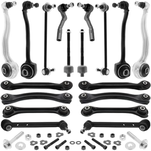 Bras de suspension avant et arrière pour MERCEDES CLASSE C W203 S203 triangle, rotule, biellette 18 pièces