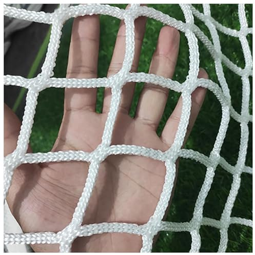 Skyddsnät Lekplats Klätternät Utomhus Balkong Skyddsnät Rep Nät Trappräcke Barnskyddsnät Husdjur Leksak Knutlöst Polyester Sportnät(Size:1.5x5m,Color:vit)
