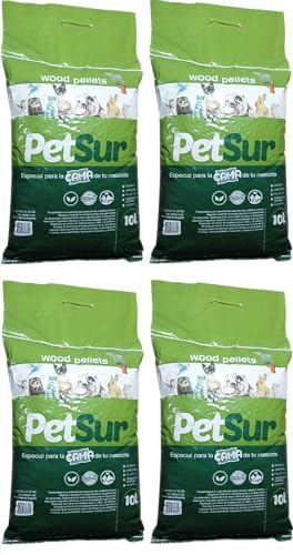 Pellet Natural Especial para Cama De Mascotas 10L (4 Unidades)