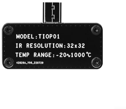 Eawfgtuw Professional Thermal Imaging Camera Scanner Temperature Detection System With 33° Viewing Angle Type-C Interface For Mobile Phone