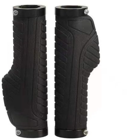 QOXEZY Manopole per manubrio di bicicletta, ergonomiche, antiscivolo, diametro interno 22,2 mm, per bici da strada e mountain bike (1 paio)