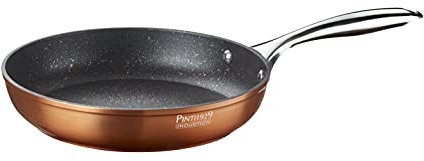 Pintinox Poêle 1 Manche Metallic, Aluminium, Anti-adhésif ,24 cm