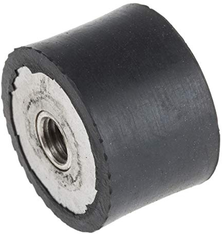 RS PRO Natural Rubber Vibration Damper Internal Thread Size M8 Diameter 30 mm x 20 mm Pack of 4