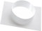 EUROPLAST Ø 150mm Abschlussrahmen Wandanschluss Flansch Rundrohr Kunststoff Schachtsystem, Weiß