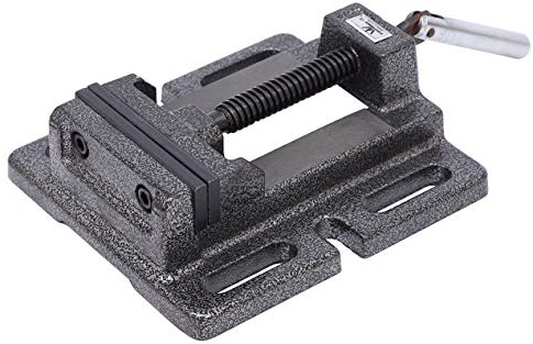 TOPWAY Drill Press Vice 100mm 4 Inch Professional Quality American Type Pillar Bench Drill Vice Clamp for Workshop Milling Machine Machinery Maintenance 403244