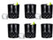 Glasmark Krosno Whisky Gläser Set Whiskey Rum Gin Bourbon Cocktail Glas Trinkgläser Geschenke Geschenk Set Geburtstaggeschenk Für Männer Whiskyliebhaber Alkohol Zubehör Schwarz 6 x 280 ML