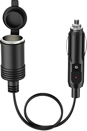 Zigarettenanzünder Verteiler,12V/24V Zigarettenanzünder Buchse 1 bis 1 KFZ Auto Zigarettenanzünder Stecker Adapter