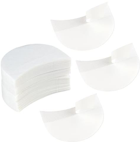 100 Piezas Parches para Extensiones de Pestañas, Parches Adhesivos para Sombras de Ojos, Almohadilla Protectora para Sombras de Ojos Herramientas de Belleza Facial para Prevenir Irritaciones, Manchas