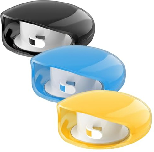 Enrouleur de câble rétractable portable 3 pièces, enrouleur de cordon automatique pour cordons téléphoniques, outil gestion câbles pour la maison, le bureau, l'école, l'organisation des vo