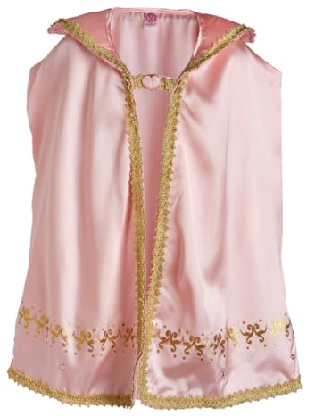 Liontouch - Cape de la Reine Rosa Pour Filles | 3-8 Ans - Taille Unique | Manteau Royal Rose | Accessoire de Jeux Fantastiques pour Déguisement, Costumes Royaux & Habillements Pour Enfants