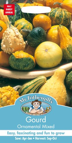 Mr Fothergills - Pictorial Packet - Flower - Gourd Ornamental Mixed - 25 Seeds
