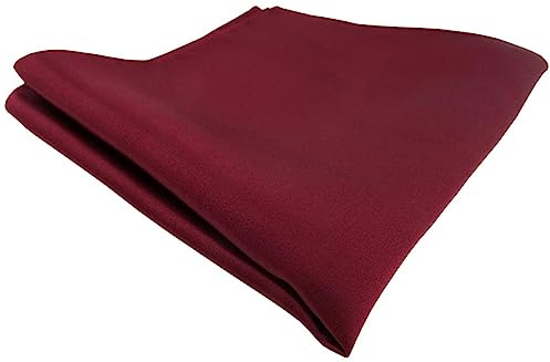 TigerTie Satin sidenduk i bordeaux enfärgad - Etthylsa 100 % siden
