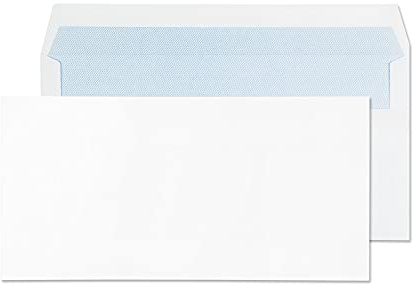 Blake Purely Everyday DL 110 x 220 mm 90 gsm Self Seal Wallet Envelopes (13882/100 PR) White - 100 Count ( Pack of 1)
