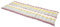 Homescapes Bankauflage 3-Sitzer Osaka bunt gestreift – Sitzkissen Bank Outdoor/Indoor, Oeko-TEX-Zertifiziert, Sitzauflage waschbar für Gartenbank & Sitzbank, 143 x 48 cm
