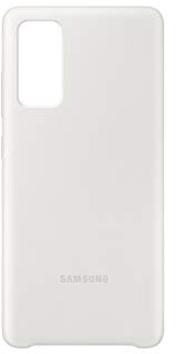 Samsung Silicone Smartphone Cover EF-PG780 für Galaxy S20 FE Handy-Hülle, Silikon, Schutz Case, stoßfest, dünn und griffig, Weiß - 6.5 Zoll