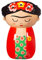Sass & Belle Frida Pflanzgefäß zur Wandmontage, Rot