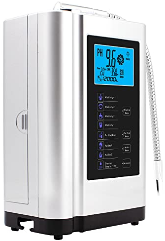 Ionizador de Agua y Máquina de Agua Alcalina AG7.0,Sistema de Filtración de Agua para el Hogar, Produce Agua Alcalina PH 3.5-10.5, 7 Ajustes de Agua