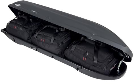 KJUST Taschen Set 3stk kompatibel mit Dachbox HAKR RELAX 310