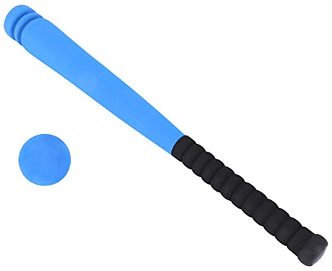 Lahdrhab Foam Baseball Bat with Baseball Toy Set for Children Age 3 to 5 Years Old,Blue