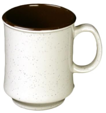 A-to-Z Supply AD908AA Mug, 9 oz., 3 Dia., with Handle, Two-Tone, Break-Resistant, Dishwasher Safe, BPA Free, Melamine, Arcadia, NSF, Pack of 12