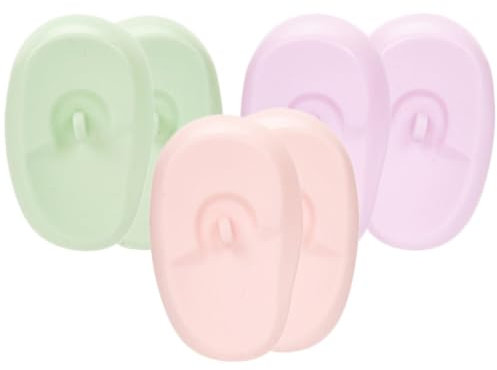 KOMBIUDA 3paare Ohrstöpsel Aus Silikon Zum Haarfärben Ohrstöpsel Zum Schminken Bequeme Ohrabdeckungen Für Haarfärbemittel Ohrenschützer Zum Haarefärben Für Föhn Ohrenschützer Für Föhnhitze