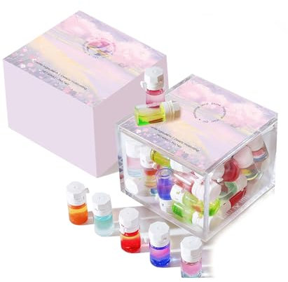 10pc Parfum et Huile Capillaire 2-en-1 Nourrissant à l'Avocat et Camélia - Mini Format pour Cheveux Secs et Abîmés