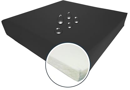 Confort Sit Cojín Antiescaras Viscoelástico 42x42x8cm – Alta Densidad, Funda Lavable, Impermeable y Transpirable – Uso Ortopédico en Silla de Ruedas, Oficina o Coche – Fabricado en España – Grafito