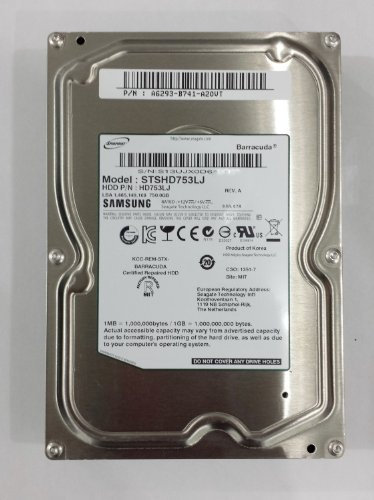 Samsung SpinPoint F1 750GB Serial ATA II HDD 3.5 SATA - Disco rigido da 3,5, 750 GB, 7200 RPM