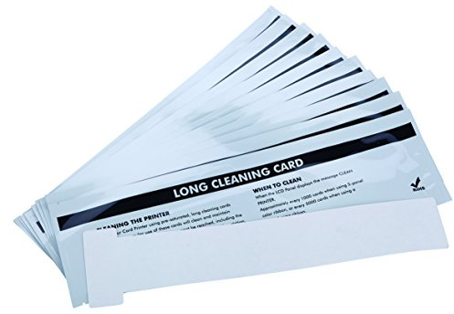Cleanmo Long Cleaning Cards T Card 326mm for Evolis Acl004, Pack of 10 pcs