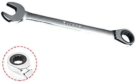 HIOD Ratchet Spanner Dual Use Open End/Torx End Wrench Metric 6-32mm Wrenches,7mm