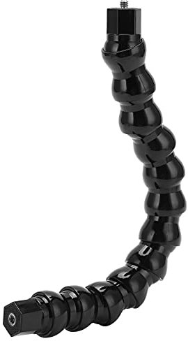 FLW 265 Monopié Flexible con Abrazadera de Cuello de Cisne, se Fija a Tornillos de 1,4 Mediante Orificios roscados de 1,4, 12 Secciones para diversas Aplicaciones