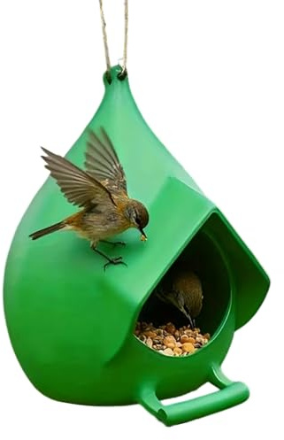 Nourriture extérieure pour animaux volants - Support léger 210 G, boîte de rangement pour un remplissage facile | Clôture de fenêtre Branche d'arbre Camping Randonnée Voyage Fournitures pour animaux