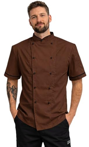 fratelliditalia.org Giacca cuoco chef lavoro cucina ristorante estiva mezze maniche alimentari - Personalizzabile con il tuo logo