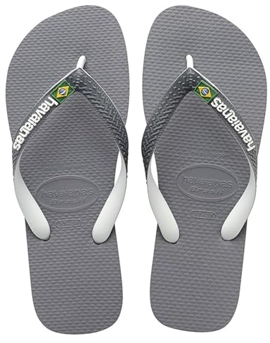 Havaianas - Brasil Mix, Chanclas Cómodas, Duraderas y Ligeras, con Suela Antideslizante, Adultos Unisex