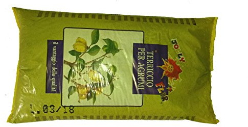 trasimeno Terra terriccio per agrumi Sacco da 20 lt 7 kg Perfetto per Piante di Limoni mandarini Arance calamandini cedri ECC