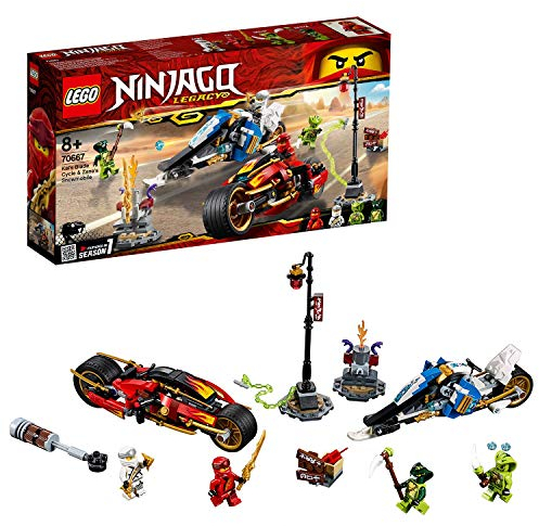 LEGONINJAGO 70667 Kais Feuer-Bike & Zanes Schneemobil